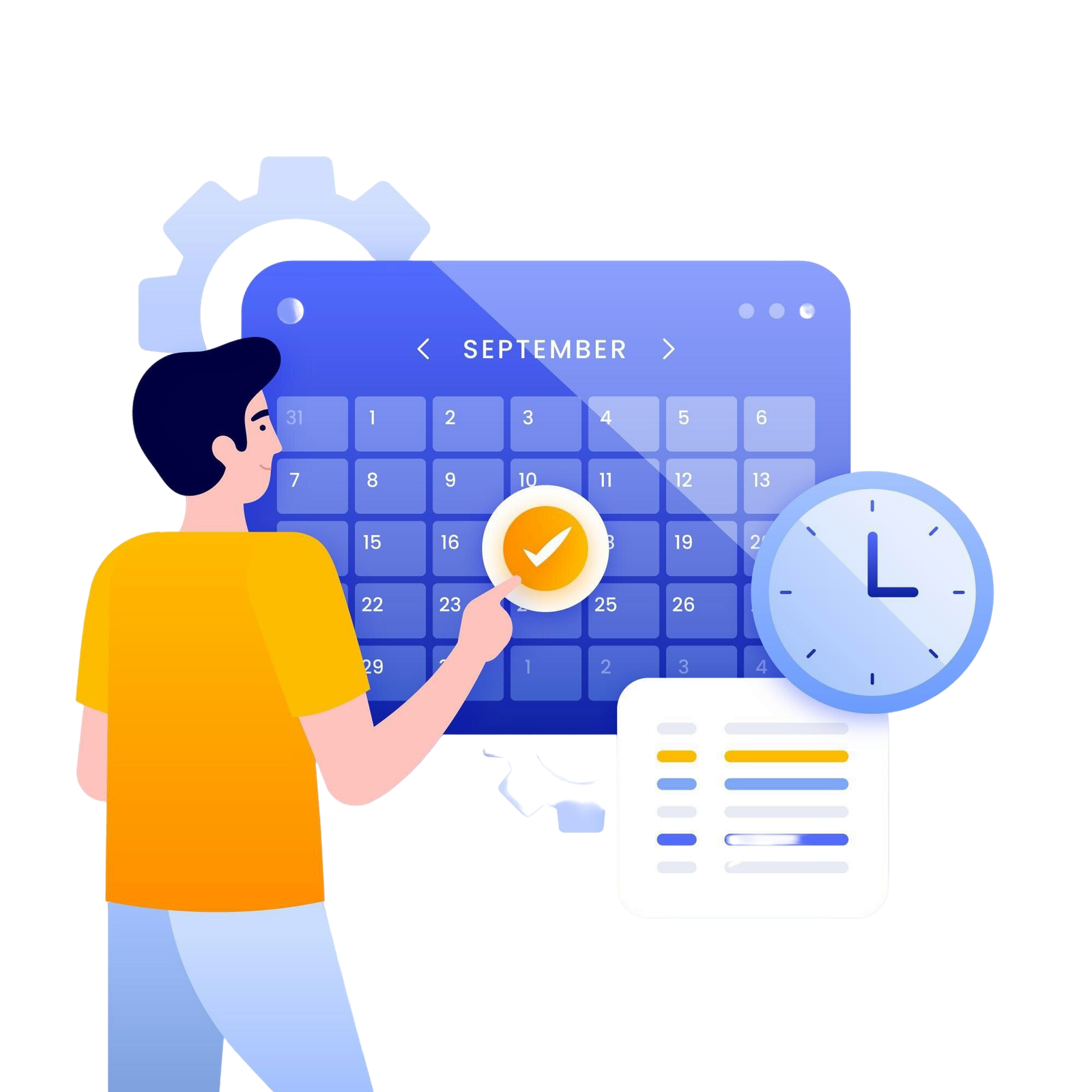 Education portal illustration